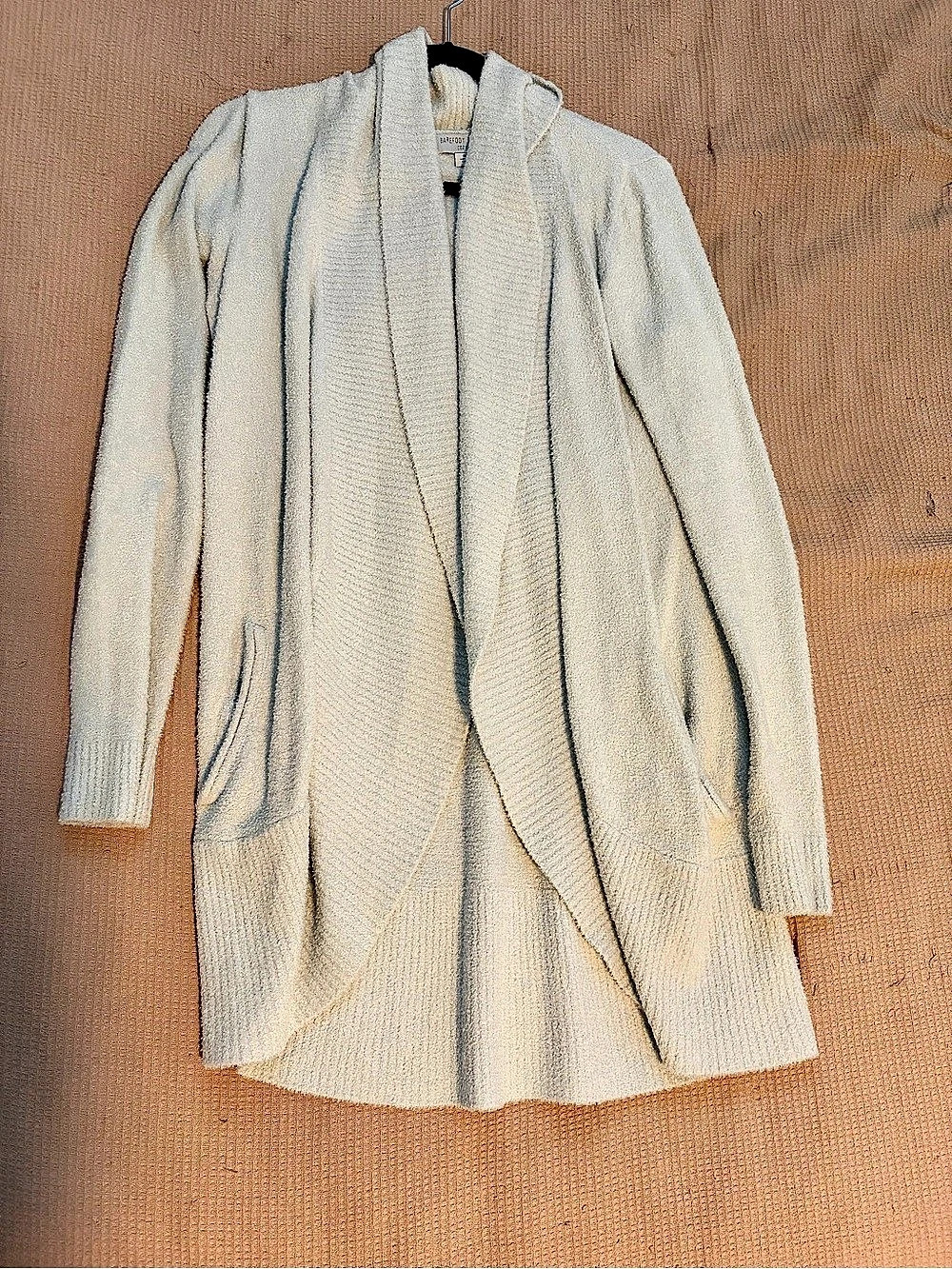 Barefoot Dreams CozyChic Lite Circle Cardi Cardigan Blue Medium